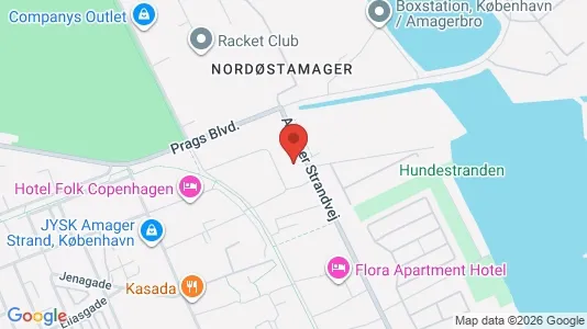 Apartments for rent i Copenhagen S - kort over placeringen