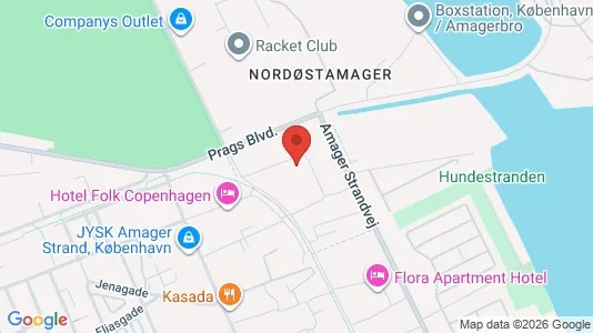 Apartments for rent i Copenhagen S - kort over placeringen