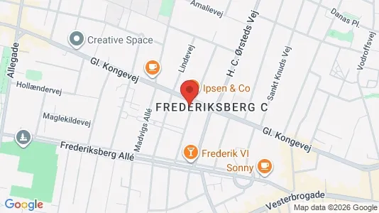 Rooms for rent i Copenhagen S - kort over placeringen