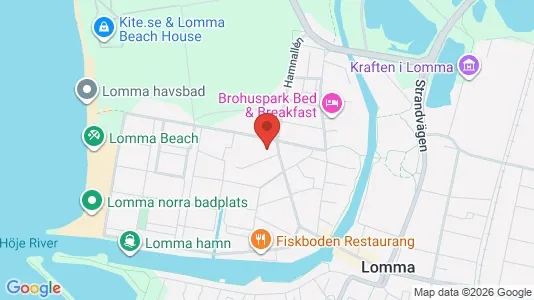 Apartments for rent i Lomma - kort over placeringen
