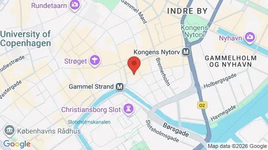 Apartments for rent i Copenhagen K - kort over placeringen