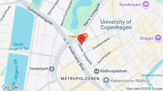 Rooms for rent i Copenhagen S - kort over placeringen