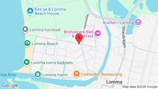 Apartments for rent i Lomma - kort over placeringen