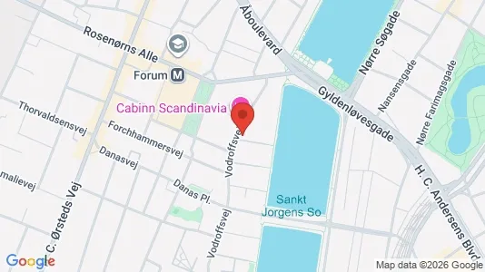 Apartments for rent i Frederiksberg C - kort over placeringen