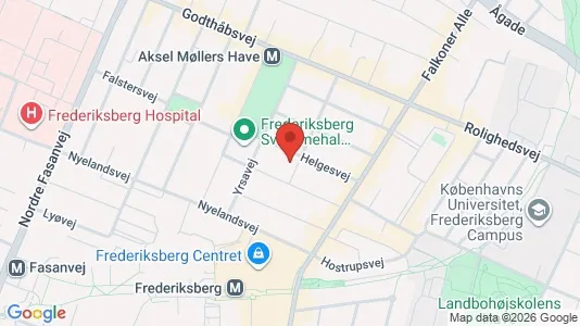 Apartments for rent i Frederiksberg - kort over placeringen