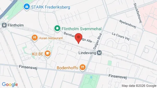Apartments for rent i Frederiksberg - kort over placeringen