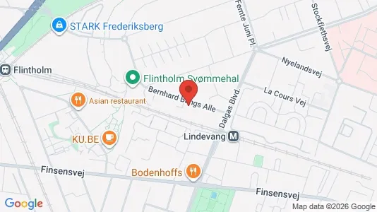 Apartments for rent i Frederiksberg - kort over placeringen