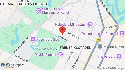 Apartments for rent i Copenhagen K - kort over placeringen