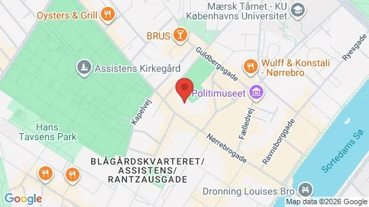 Apartments for rent i Nørrebro - kort over placeringen