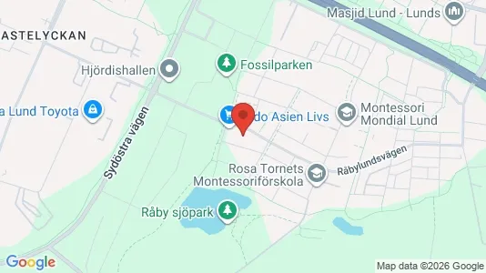 Apartments for rent i Lund - kort over placeringen