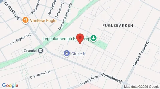 Apartments for rent i Frederiksberg - kort over placeringen