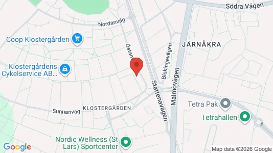 Apartments for rent i Lund - kort over placeringen