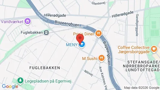 Apartments for rent i Frederiksberg - kort over placeringen