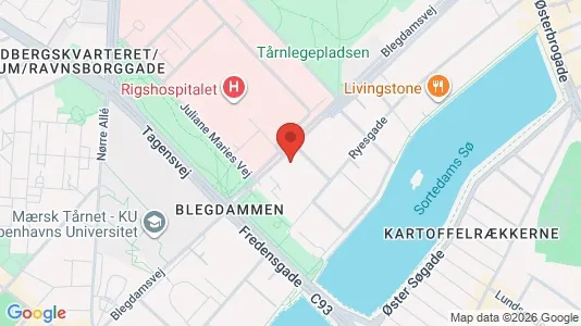 Apartments for rent i Østerbro - kort over placeringen