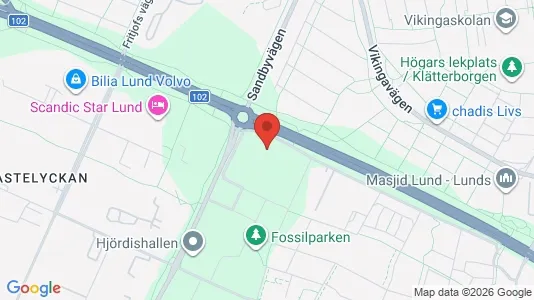 Apartments for rent i Lund - kort over placeringen