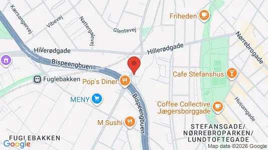 Apartments for rent i Frederiksberg - kort over placeringen