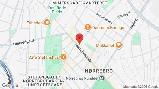 Apartments for rent i Nørrebro - kort over placeringen