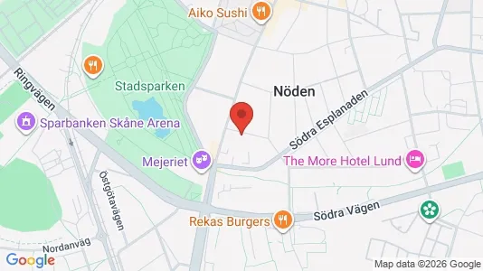 Apartments for rent i Lund - kort over placeringen