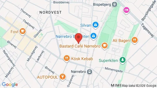 Apartments for rent i Copenhagen NV - kort over placeringen