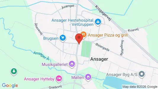 Apartments for rent i Ansager - kort over placeringen