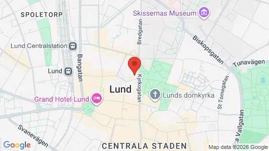 Apartments for rent i Lund - kort over placeringen