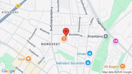 Apartments for rent i Copenhagen NV - kort over placeringen