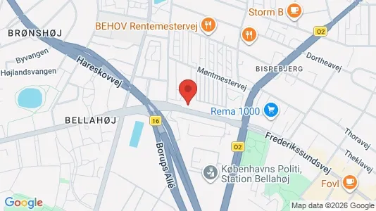 Apartments for rent i Copenhagen NV - kort over placeringen