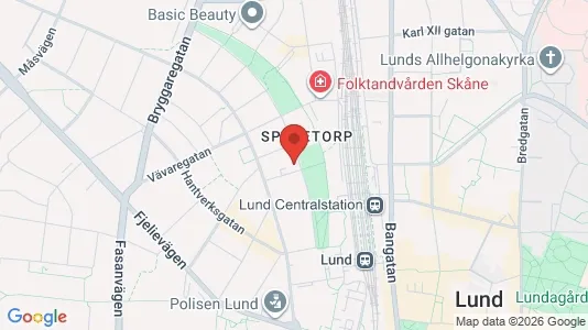 Apartments for rent i Lund - kort over placeringen