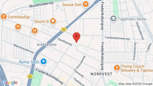 Apartments for rent i Copenhagen NV - kort over placeringen