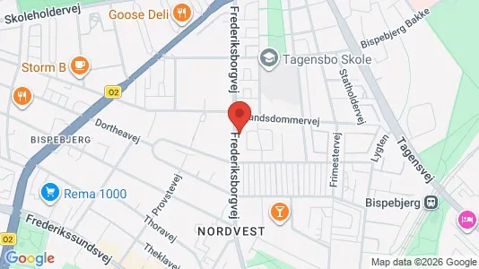 Apartments for rent i Copenhagen NV - kort over placeringen
