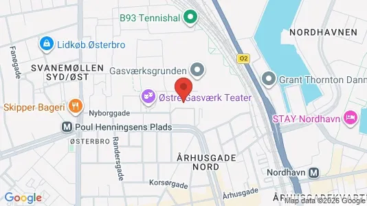 Apartments for rent i Østerbro - kort over placeringen