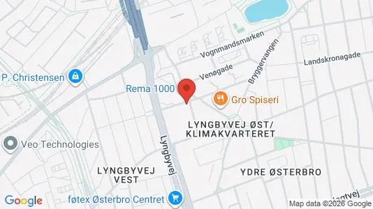 Apartments for rent i Østerbro - kort over placeringen