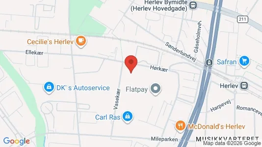 Apartments for rent i Herlev - kort over placeringen
