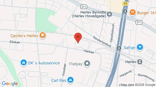 Apartments for rent i Herlev - kort over placeringen
