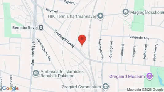 Apartments for rent i Hellerup - kort over placeringen