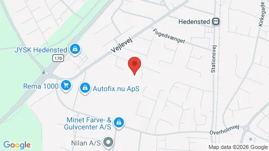 Apartments for rent i Hedensted - kort over placeringen
