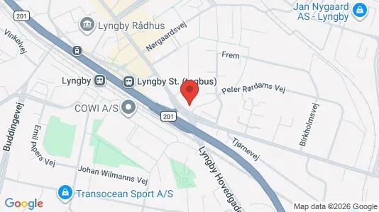 Apartments for rent i Kongens Lyngby - kort over placeringen