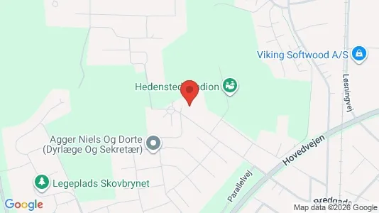 Apartments for rent i Hedensted - kort over placeringen