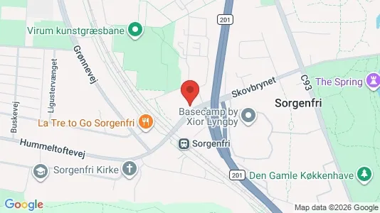 Apartments for rent i Virum - kort over placeringen