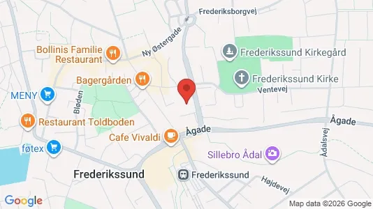Apartments for rent i Frederikssund - kort over placeringen