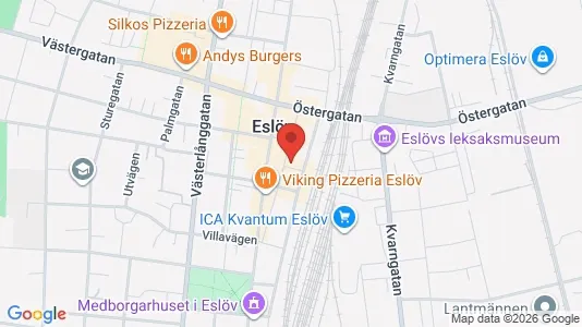 Apartments for rent i Eslöv - kort over placeringen