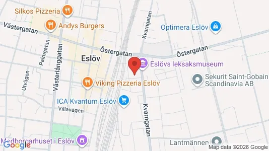 Apartments for rent i Eslöv - kort over placeringen