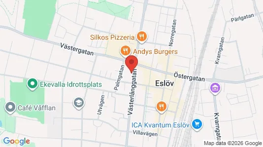 Apartments for rent i Eslöv - kort over placeringen