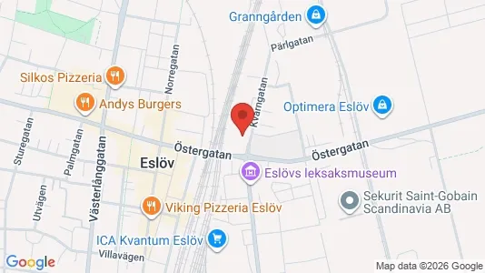Apartments for rent i Eslöv - kort over placeringen