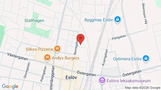 Apartments for rent i Eslöv - kort over placeringen