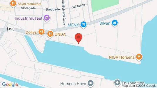 Apartments for rent i Horsens - kort over placeringen
