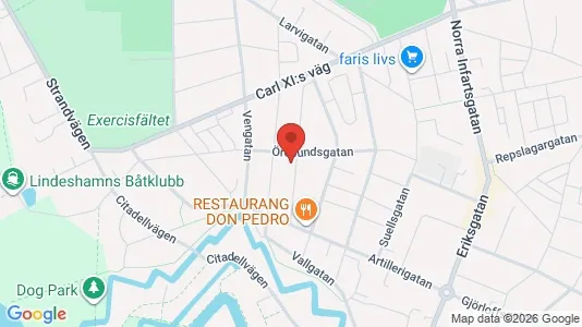 Apartments for rent i Landskrona - kort over placeringen