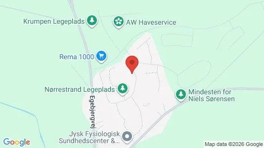 Apartments for rent i Horsens - kort over placeringen