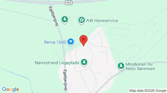 Apartments for rent i Horsens - kort over placeringen