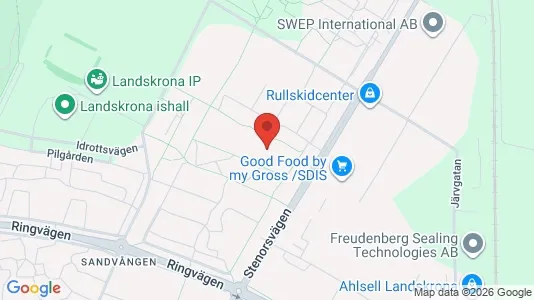 Apartments for rent i Landskrona - kort over placeringen